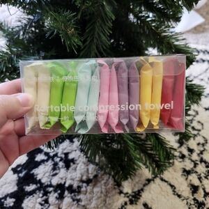 Portable Compression Towel Set - Multicolor‎